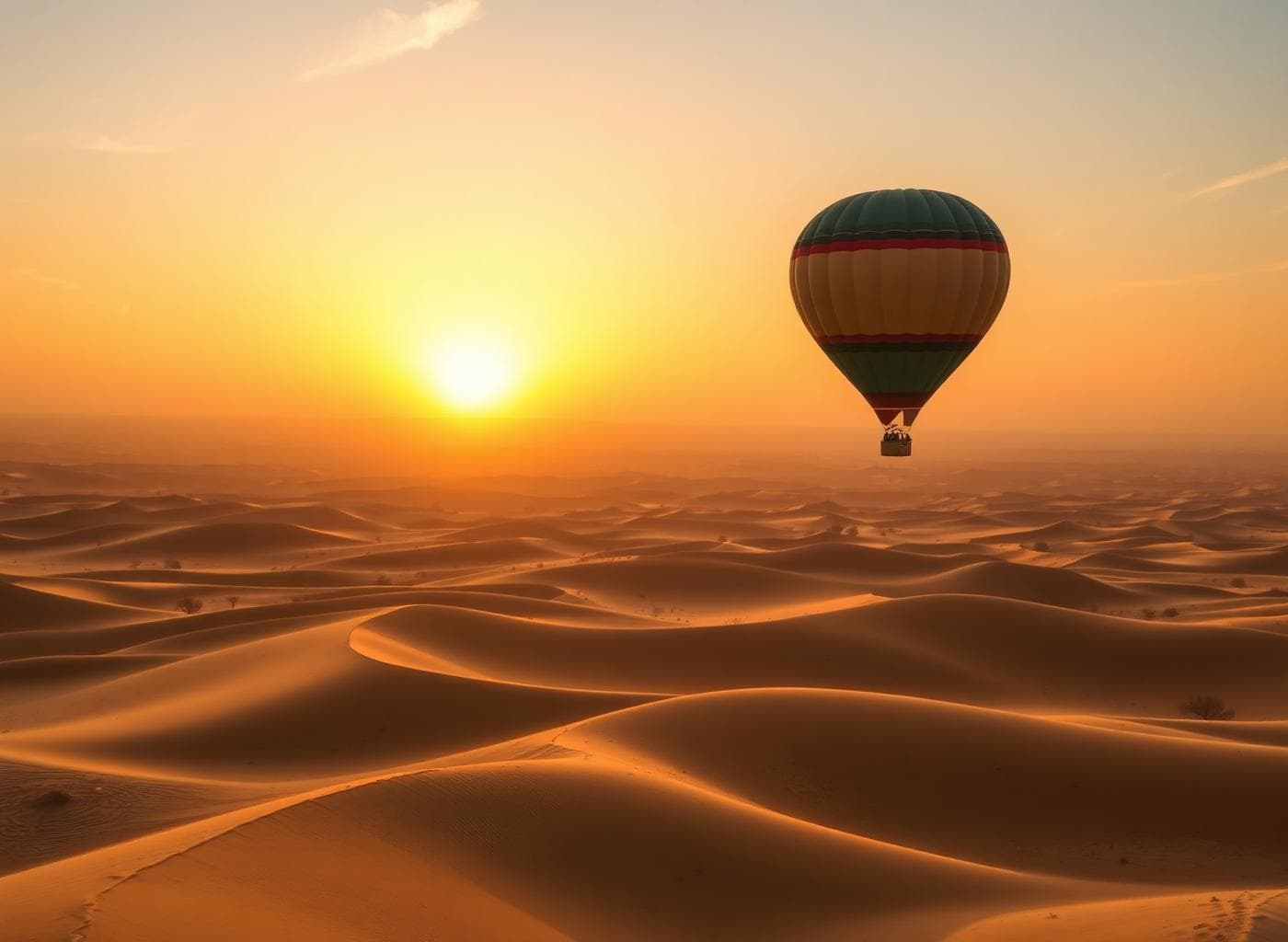 Hot Air Balloon Sunrise